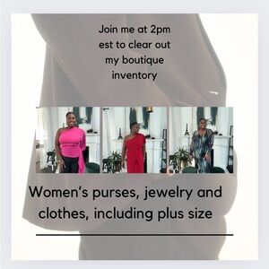 Women’s clothes, shoes and purses